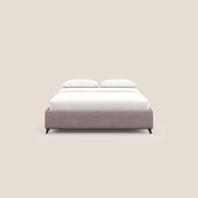Sara sommier con giroletto contenitore in tessuto impermeabile T02 rosa