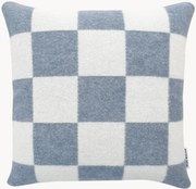 Copricuscino in lana con motivo a quadri Level Up