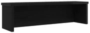 Scaffale Da Cucina Impilabile Nera 50x15x16 Cm İn Truciolato /