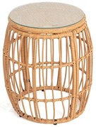 Tavolo da giardino rotondo in rattan artificiale ø 47 cm Vistdal - Bonami Essentials