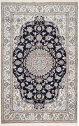 Nain Tappeto persiano 250x160 Blu (Iran) Annodato A Mano