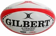 Pallone da Rugby Gilbert G-TR4000 5 Bianco Rosso