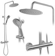 Set doccia con termostato REA VINCENT NICKEL BRUSH INOX