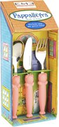 Set Posate per Bambini in Acciaio Eme Pappallegra Rosa...