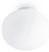 Plafoniera Contemporanea Cotton Metallo Bianco 1 Luce E27 42W Ip20