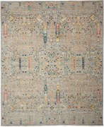 Samarkand Tappeto orientale 310x260 Grigio (Pakistan) Annodato A Mano