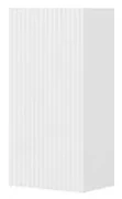 Pensile bagno Portofino bianco in vetro, 1 anta apertura da sinistra P 15 x L 25 x H 50 cm
