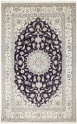 Nain Tappeto persiano 310 x 200 Blu (Iran) Annodato A Mano