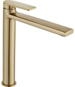 Rubinetto da lavabo Rea Verso Brush Gold high