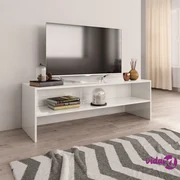 Mobile Porta TV Bianco Lucido 120x40,5x35 cm