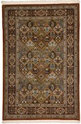 Ghom Tappeto persiano 100x150 Marrone (Iran) Annodato A Mano