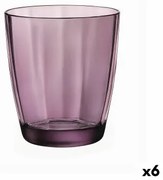 Bicchiere Bormioli Rocco Pulsar Viola Vetro 390 ml (6 Unità) (Pack 6x)