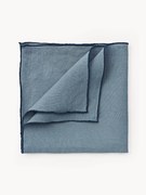 Tovaglioli in lino con bordino Kennedy 4 pz