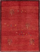 Gabbeh Tappeto persiano 200 x 150 Rosso (Iran) Annodato A Mano
