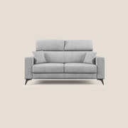 Pegaso divano letto con poggiatesta reclinabili e rivestimento T02 grigio chiaro