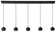 Eindhoven 5lt bar pendant - metallo nero sabbia