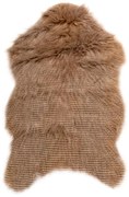 Volpe in pelliccia sintetica marrone, 50 x 80 cm - Tiseco Home Studio