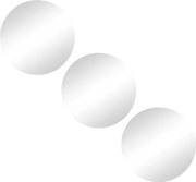Set di specchi da parete 3 pz ø 15 cm – MSV