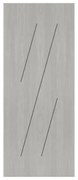 Pannello per porta d'ingresso P348 pellicolato pvc avorio L 92  x H 210.5 cm, Sp 12 mm apertura sinistra