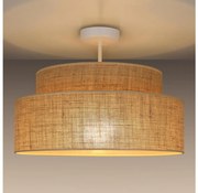 Lampadario a plafone BOHO 1xE27/60W/230V diametro 40 cm beige