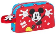 Portamerenda Termico Mickey Mouse Clubhouse Fantastic Azzurro Rosso 21.5 x 12 x 6.5 cm