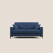 Kafka divano letto matrimoniale in morbido tessuto impermeabile T02 blu