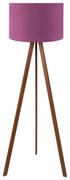 Lampada da terra AYD 1xE27/40W/230V viola/marrone