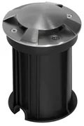 Faretto Interrato 4 Direzioni GU10, IP67 - INOX con doppio pressacavo Colore del corpo Inox