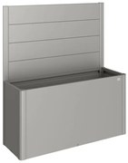 Frangivista in acciaio BIOHORT senza vetro, grigio quarzo metallizzato 152 x 91 cm, spessore 3 mm