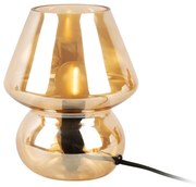 Lampada da tavolo in vetro marrone chiaro Vetro, altezza 18 cm - Leitmotiv