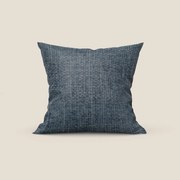 Montana cuscino disponibile in diversi colori realizzato in morbido tessuto a trama grossa impermeabile T10 blu