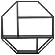 Scaffale metallico a castello nero Seaford - Actona