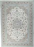 Kashan Tappeto persiano 400 x 290 Beige (Iran) Annodato A Mano