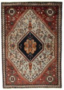Gabbeh Tappeto persiano 120x170 Beige (Iran) Annodato A Mano