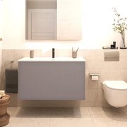 Mobile bagno con lavabo L 60 x H 34 x P 46 cm tortora per vasca centrale Element