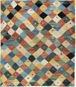 Gabbeh Tappeto 200 x 220 (Iran) Annodato A Mano