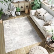 Tappeto di design color crema con motivo grigio chiaro Larghezza: 80 cm | Lunghezza: 150 cm