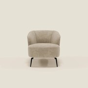Renoa Poltroncina dall'eleganza moderna in tessuto smacchiabile T24 beige