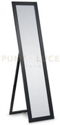 Tina specchio da terra con cornice liscia 40x160cm nero