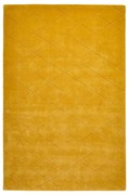 Tappeto di lana giallo senape , 120 x 170 cm Kasbah - Think Rugs