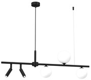 Lampadario a sospensione con filo SIRIO 5xG9/25W/230V nero