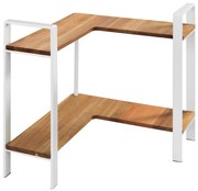 WENKO 53025100 - Mensola LOUISA 30x33 cm bianco/marrone