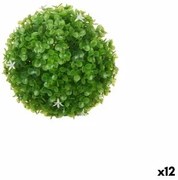 Pianta Decorativa Fiori Fogli Sfera Plastica 17 x 17 x 17 cm (12 Unità)