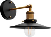 LAMPADA PORTO APP184-1W LAMPADA DA MURO BLACK