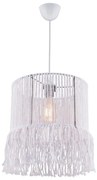 Lampadario su cavo NESS MACRAME 1xE27/40W/230V bianco