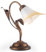 ONLI - Lampada da tavolo LUCREZIA 1xE14/6W/230V bronzo