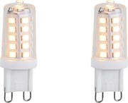 Set di 2 Lampadine LED G9 dimmerabili 3.2W 250lm 2200K