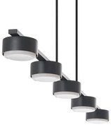 Lindby - Kaylou 5 Lampada a Sospensione Black -Lindby