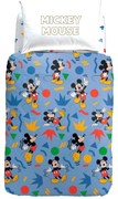 Completo Copripiumino in Cotone Mickey Colors Singolo Warner