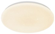 Plafoniera intelligente bianca 38 cm effetto stella con LED e telecomando - Extrema
